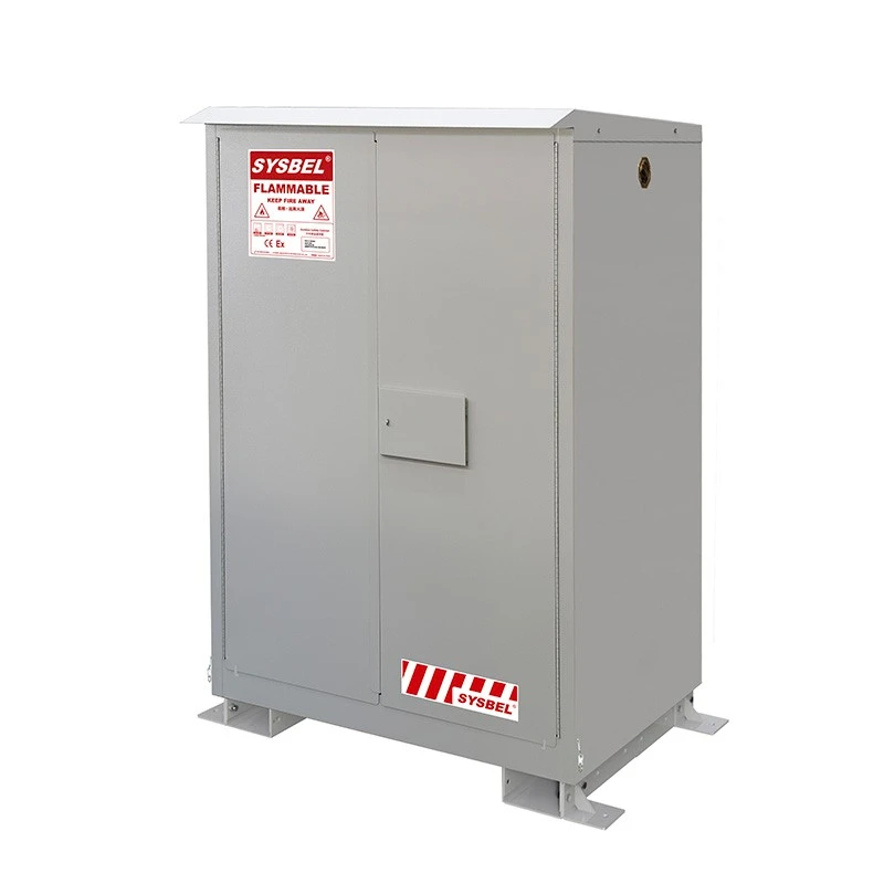 Outdoor Flammable Liquid Safety Cabinet 45 Gallon | Weatherproof Fire-Resistant Storage – SYSBEL WA510024Z factory